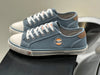 Zapatillas bajas de lona Gulf para hombre en azul vaquero