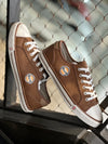 Zapatillas bajas Gulf para hombre en color coñac