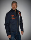 Chaqueta de algodón Gulf Roadmaster en azul marino