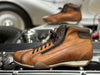 Zapatillas altas GrandPrix para hombre en color coñac