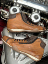 Zapatillas altas GrandPrix para hombre en color coñac