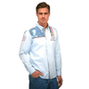 Camisa abotonada Gulf Racing azul