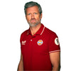 Polera polo Gulf vintage merlot