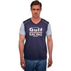 Polera Gulf racing v-neck azul oscuro